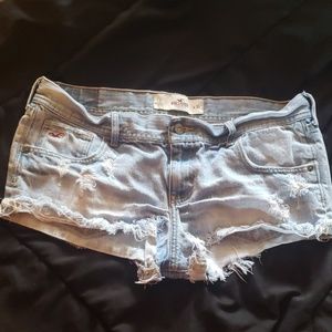 Light washed Hollister shorts size 11 w 30